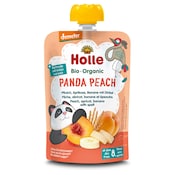 Holle BIO Panda Peach - Pouchy Pfirsich, Aprikose & Banane mit Dinkel