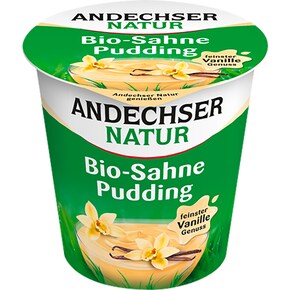 Andechser Natur Bio Sahnepudding Vanille 10 % Fett Bild 0