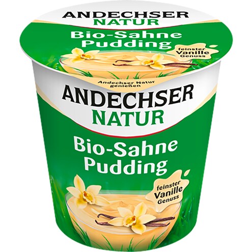Andechser Natur Bio Sahnepudding Vanille 10 % Fett