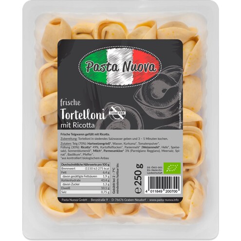Pasta Nuova Tortelloni mit Ricotta-Füllung