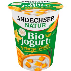 Andechser Natur Bio Jogurt mild Mango-Vanille 3,7 % Fett Bild 0