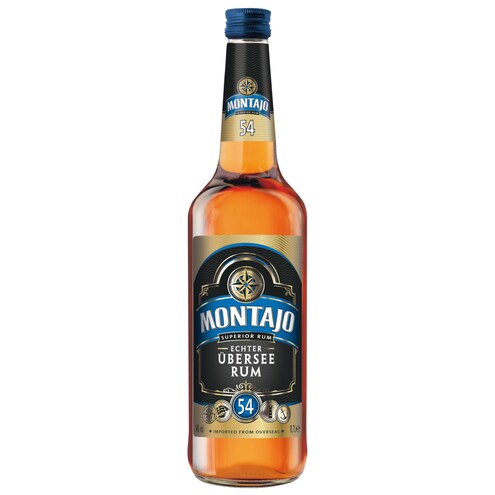 MONTAJO Echter Übersee-Rum 54% vol.