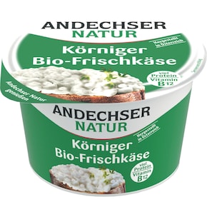 Andechser Natur Bio Körniger Frischkäse 20 % Fett i. Tr. Bild 0
