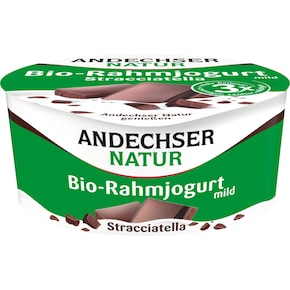Andechser Natur Bio Rahmjogurt mild Stracciatella 10 % Fett Bild 0