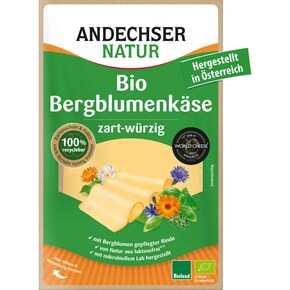 Andechser Natur Bio Bergblumenkäse in Scheiben 50 % Fett i. Tr. Bild 0