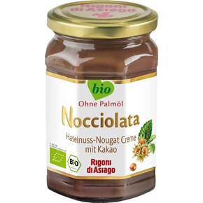 Rigoni di Asiago Bio Nocciolata Nuss-Nougat-Aufstrich mit feinem Kakao & Haselnüssen Bild 0