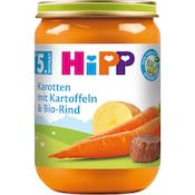 HiPP Bio Karotten mit Kartoffeln & Bio-Rind ab 5. Monat