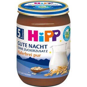HiPP Bio Gute Nacht Haferbrei pur ab 5. Monat Bild 0