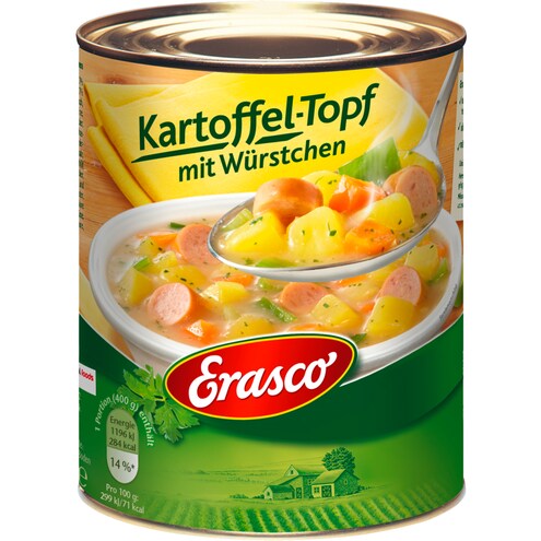 Erasco Kartoffel-Topf mit Würstchen