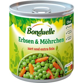 Bonduelle Erbsen & Möhrchen zart & extra fein Bild 0
