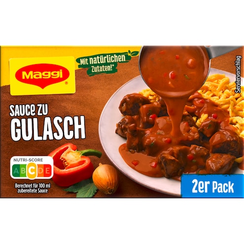 Maggi Sauce zu Gulasch