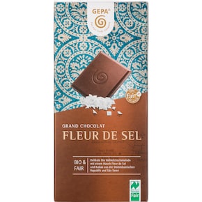 Gepa Bio Grand Chocolate Fleur de Sel Vollmilch Bild 0