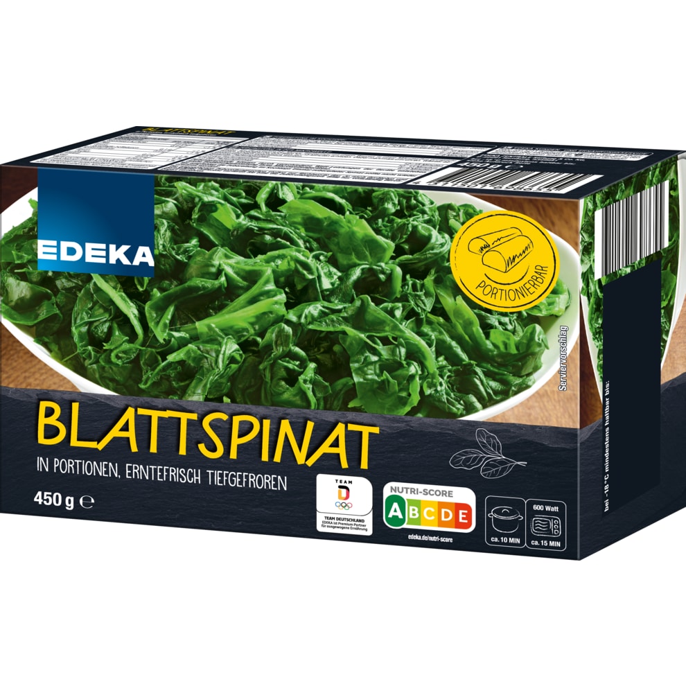 EDEKA Blattspinat, portionierbar | bei Bringmeister online bestellen!