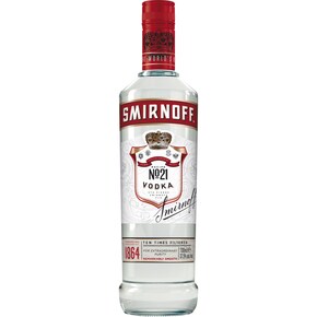SMIRNOFF No.21 Red Label Premium Vodka 37,5 % vol. Bild 0