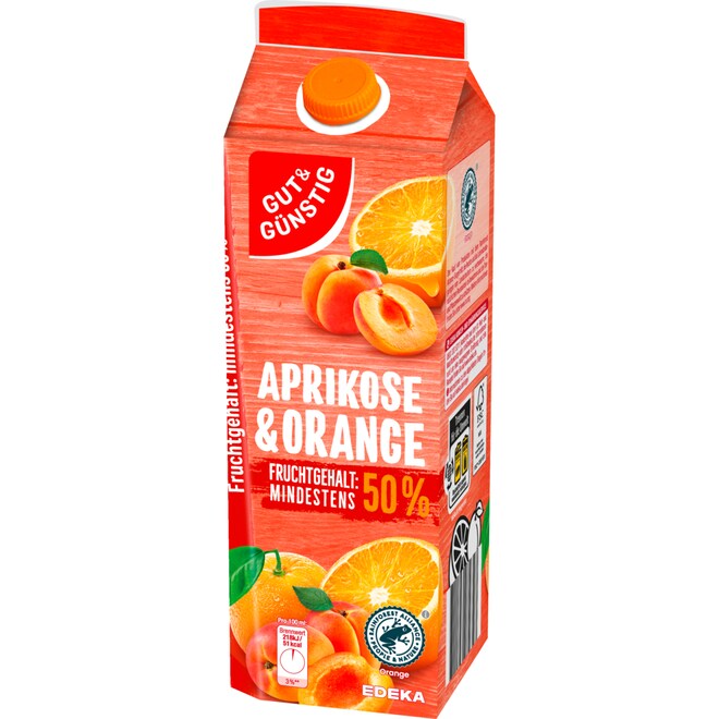 GUT&amp;GÜNSTIG Aprikosen-Orangen-Nektar | bei Bringmeister online bestellen!