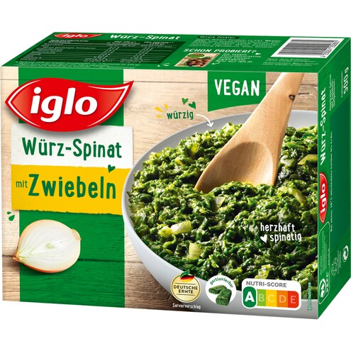 iglo Würz-Spinat mit Zwiebeln