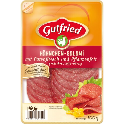 Gutfried Geflügel Hähnchen-Salami