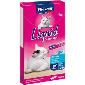 Vitakraft Cat Liquid Snack Lachs/Omega3 MSC Bild 0