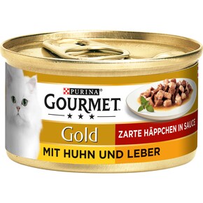 Purina Gourmet Gold Zarte Häppchen in Sauce mit Huhn und Leber Bild 0