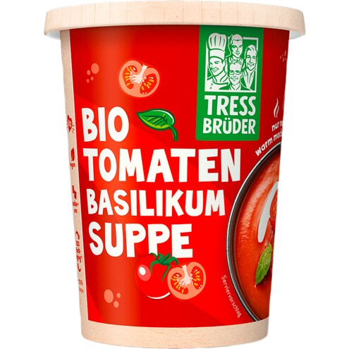 Tress Brüder Bio Tomaten-Basilikum-Suppe