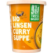 Tress Brüder Frische Bio Linsen Curry Suppe