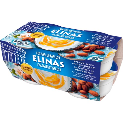 Elinas Joghurt nach griechischer Art Vanille-Mandel 9,4 % Fett