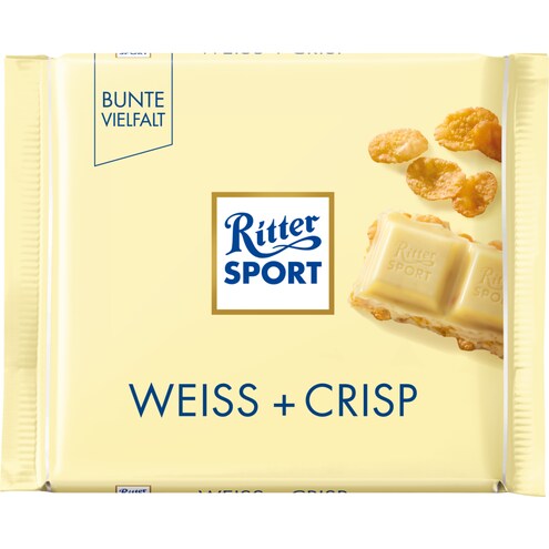 Ritter SPORT Weiss + Crisp