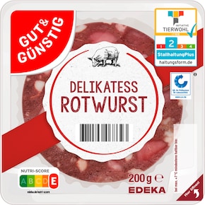 GUT & GÜNSTIG Rotwurst Bild 0
