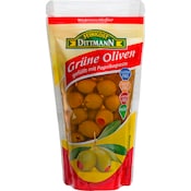 FEINKOST DITTMANN Grüne Oliven mit Paprikapaste