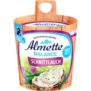 Almette Alpenfrischkäse Balance Schnittlauch 16 % Fett absolut Bild 0