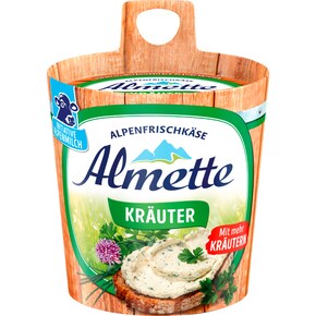 Almette Alpenfrischkäse Kräuter 60 % Fett i. Tr. Bild 0