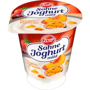 Zott Sahne-Joghurt mild Pfirsich-Maracuja 10 % Fett Bild 0