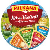 MILKANA Schmelzkäse Käse Vielfalt 20 - 50 % Fett i. Tr.