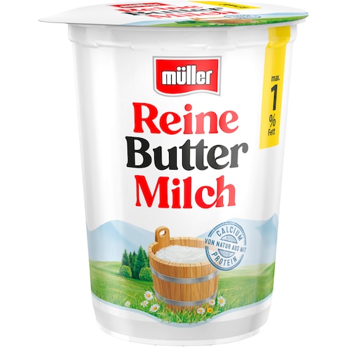 müller Reine Buttermilch max. 1 % Fett