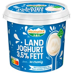 Weideglück Landjoghurt mild 3,5 % Fett Bild 0