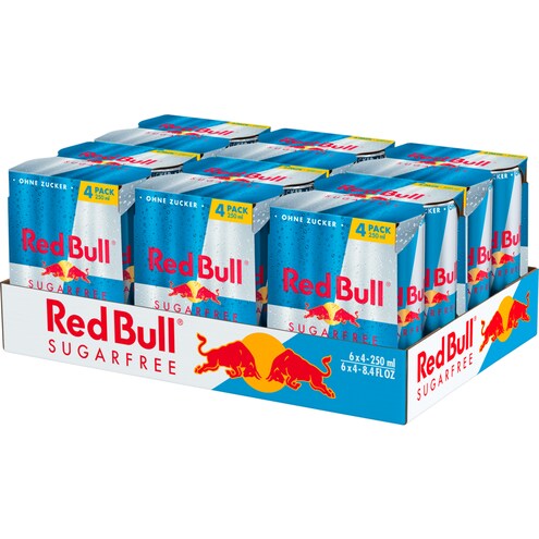 Red Bull Energy Drink Zuckerfrei 0,355l (24 Dosen) EINWEG