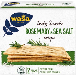 Wasa Tasty Snacks Crisps Rosemary & Sea Salt Bild 0
