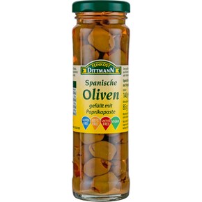 FEINKOST DITTMANN Spanische Oliven gefüllt mit Paprikapaste Bild 0
