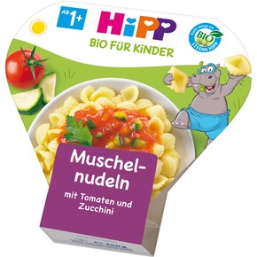 HiPP Bio Muschelnudeln mit Tomaten und Zucchini ab 1 Jahr Bild 0