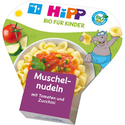 HiPP Bio Muschelnudeln mit Tomaten und Zucchini ab 1 Jahr
