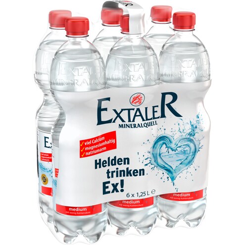 EXTALER MINERALQUELL Mineralwasser medium Bild 1