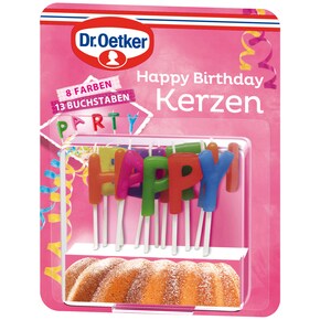 Dr. Oetker Happy Birthday Kerzen Bild 0