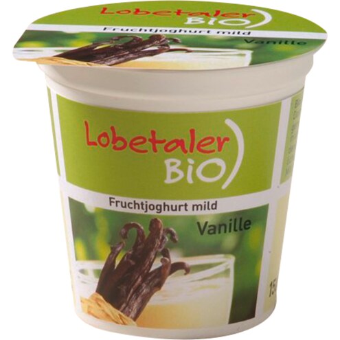 Lobetaler Bio Fruchtjoghurt mild Vanille 3,7 %