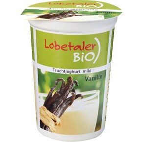 Lobetaler Bio Fruchtjoghurt mild Vanille 3,7 % Fett Bild 0