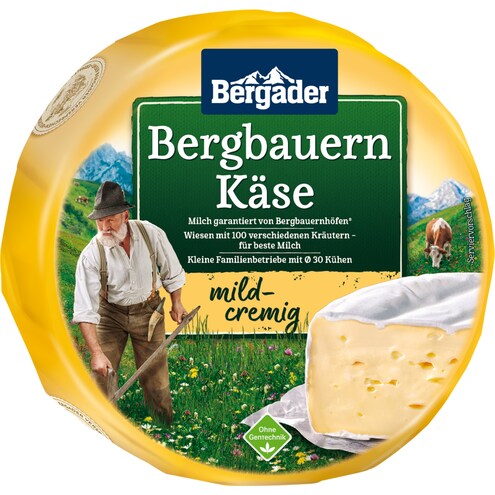 Bergader Bergbauern Käse mild-cremig Minilaib 51 % Fett i. Tr.