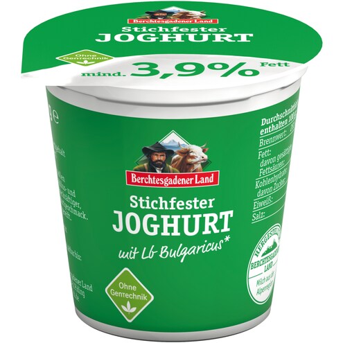 Berchtesgadener Land Stichfester Joghurt mind. 3,9 % Fett