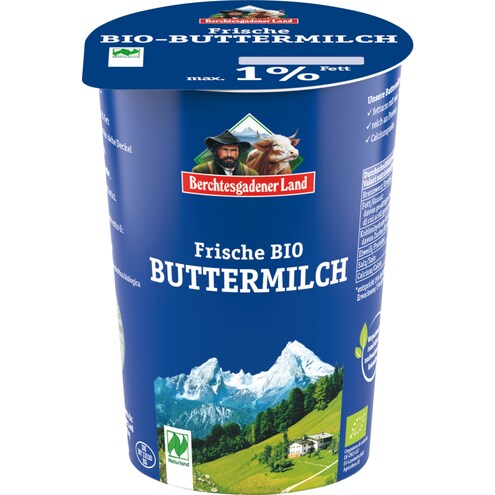 Berchtesgadener Land Bio Frische Buttermilch max. 1 % Fett