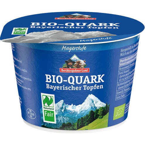 Berchtesgadener Land Bio Quark Bayerischer Topfen Mager 0,2 % Fett absolut Bild 1