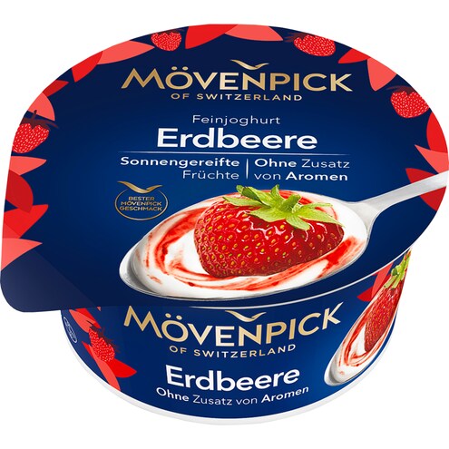 MÖVENPICK Feinjoghurt Erdbeere 14 % Fett Bild 1