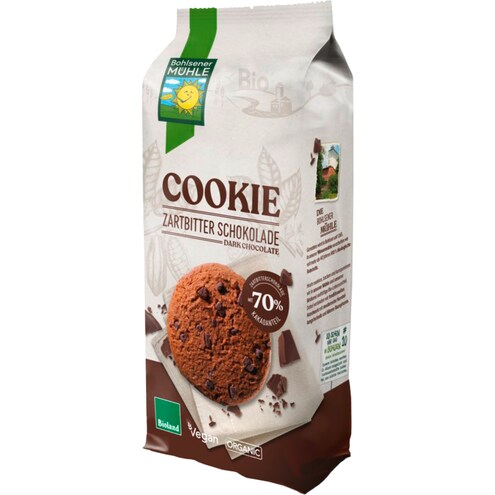 Bohlsener Mühle Bio Cookie mit Zartbitterschokolade Bild 1